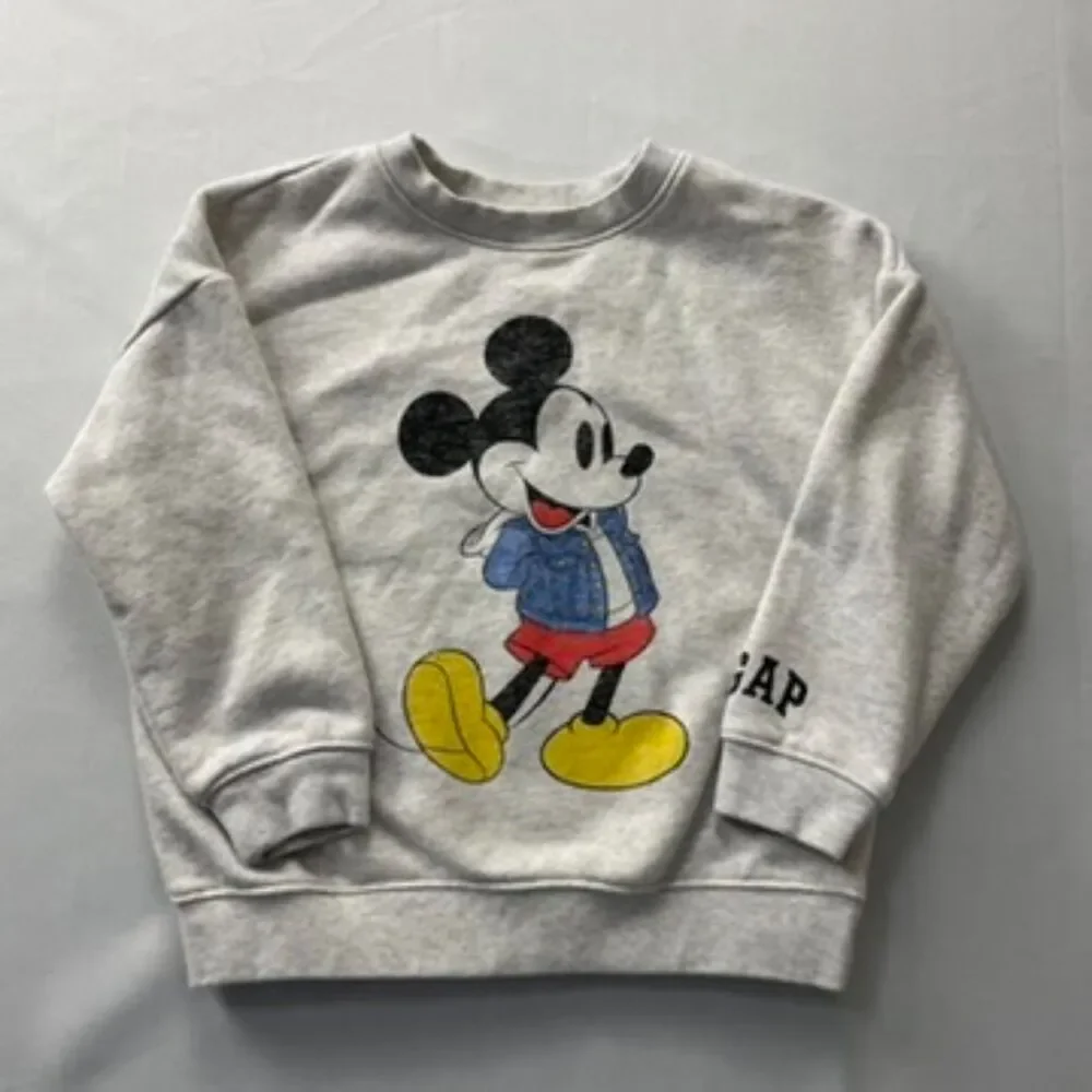 Gap × Disney Baby & Toddler VintageSoft Sweatshirt - 4T - Mickey Mouse
